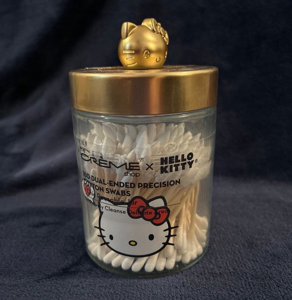 The Creme Shop Hello Kitty Cotton Swap Container